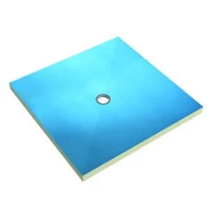 Keskse trapiga dušinurga alusplaat (1000x1000x40 mm)