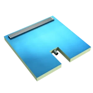 Renntrapiga dušinurga alusplaat (900x900x76 mm)